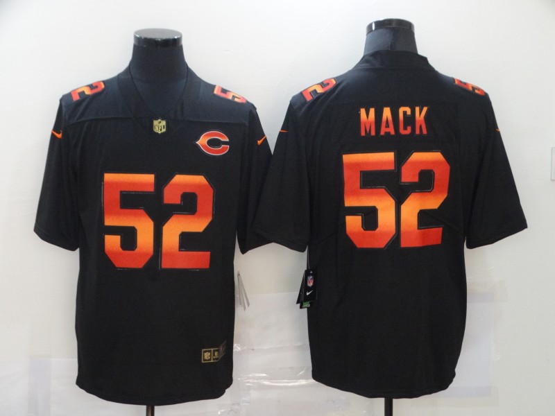Men's Chicago Bears #52 Khalil Mack Black Jersey